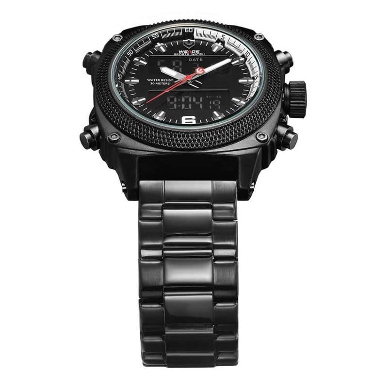 WEIDE Men's Artiler IONIC Steel Dual Time + ALARM Watch BRAND NEW official SA store