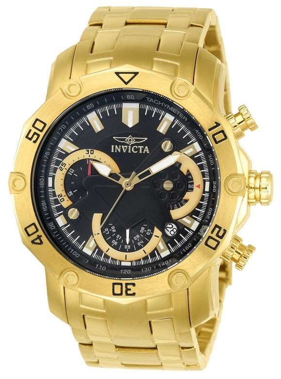 Retail: R11,999.00 INVICTA Men's COLOSSUS THICK HEAVY Pro Diver SCUBA Gold Watch BRAND NEW IN BOX