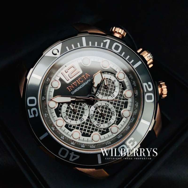 Retail: R9,999.00 INVICTA Men's SEA SPIDER Fiber Rose Gold pl. Silicone Watch  BRAND NEW IN BOX