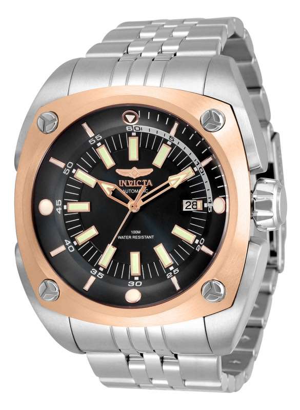Retail: R13,999.00 INVICTA Men's RESERVE AUTOMATIC THICK HEAVY Rose Gold pl. Watch BRAND NEW IN BOX