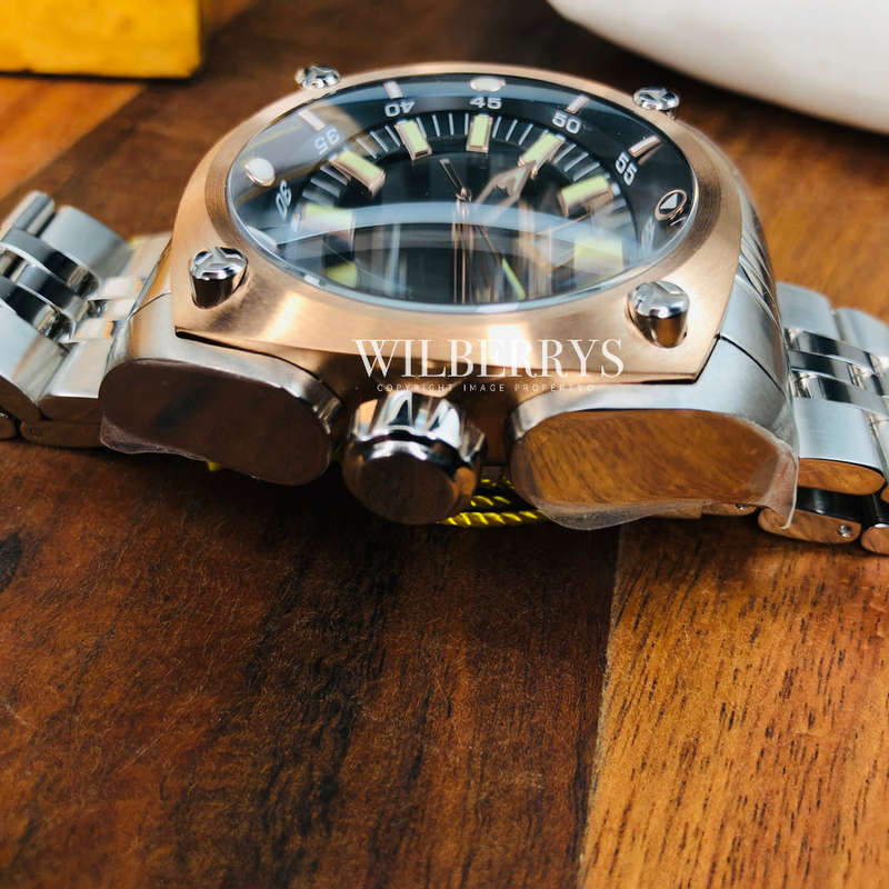 Retail: R13,999.00 INVICTA Men's RESERVE AUTOMATIC THICK HEAVY Rose Gold pl. Watch BRAND NEW IN BOX