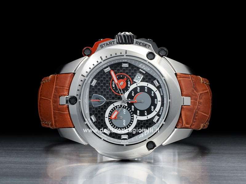 Rare!! Retail: R32,000.00 Tonino Lamborghini Men's SHIELD Chronograph Watch BRAND NEW