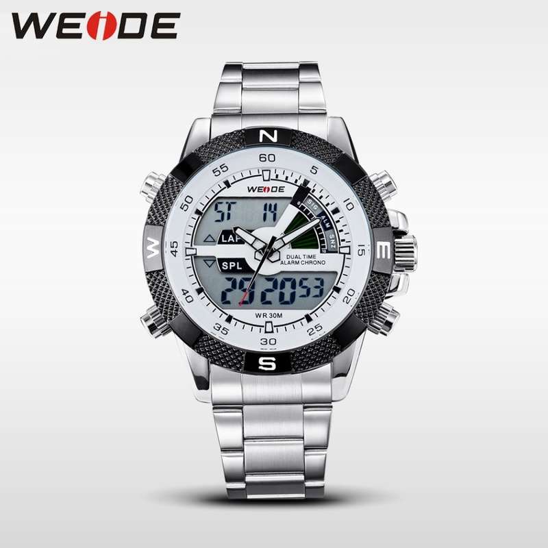 WEIDE Men's Rainmaker Sport Steel White Watch BRAND NEW official SA store
