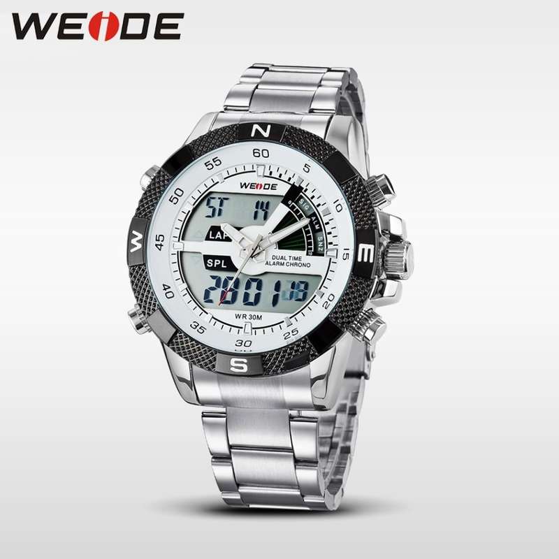 WEIDE Men's Rainmaker Sport Steel White Watch BRAND NEW official SA store