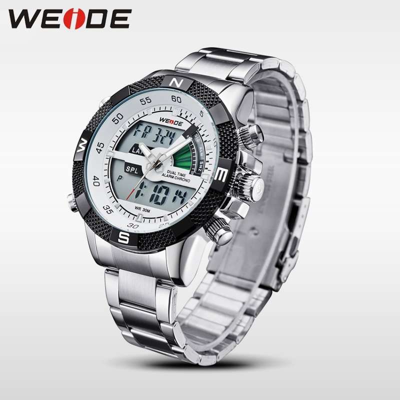 WEIDE Men's Rainmaker Sport Steel White Watch BRAND NEW official SA store