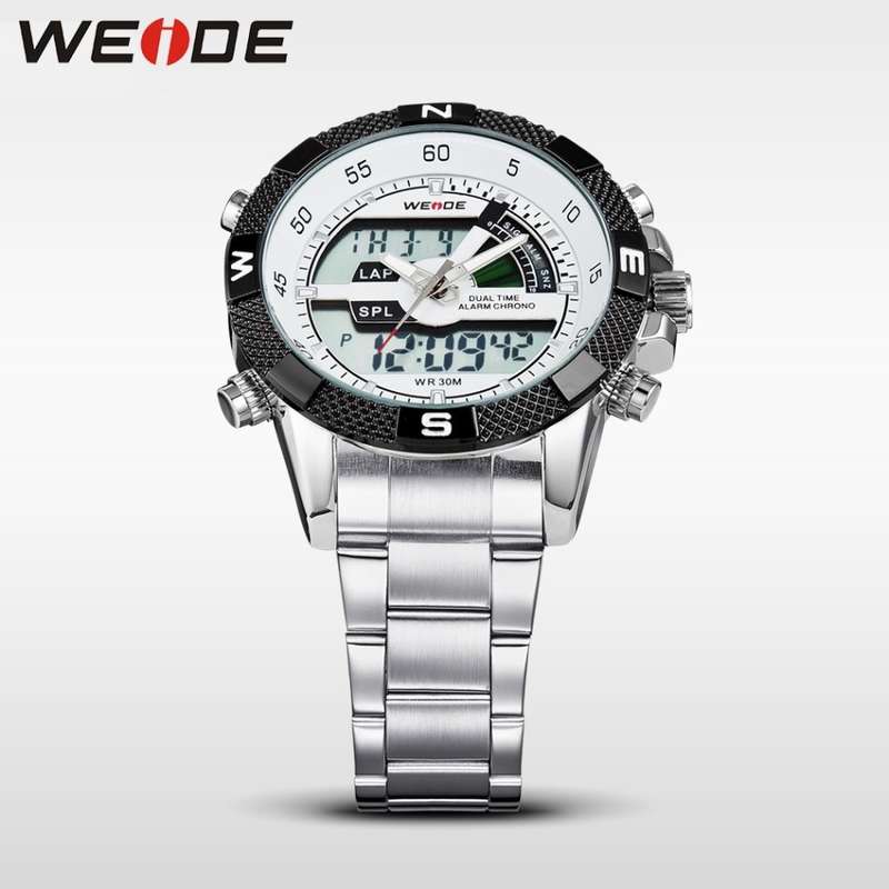 WEIDE Men's Rainmaker Sport Steel White Watch BRAND NEW official SA store