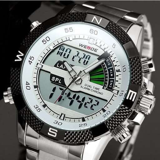 WEIDE Men's Rainmaker Sport Steel White Watch BRAND NEW official SA store