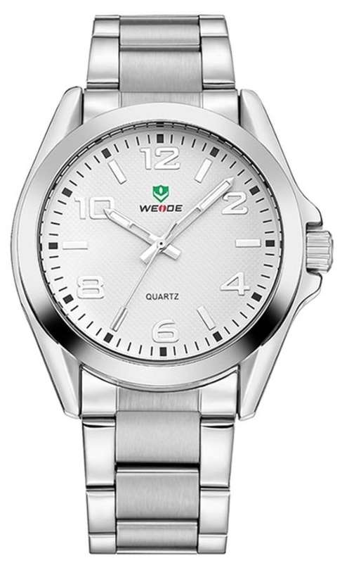 WEIDE Men's Classic Quartz 40mm White Dial Watch BRAND NEW official SA store