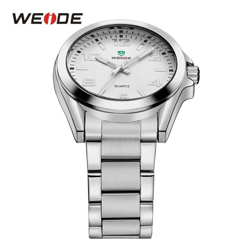 WEIDE Men's Classic Quartz 40mm White Dial Watch BRAND NEW official SA store