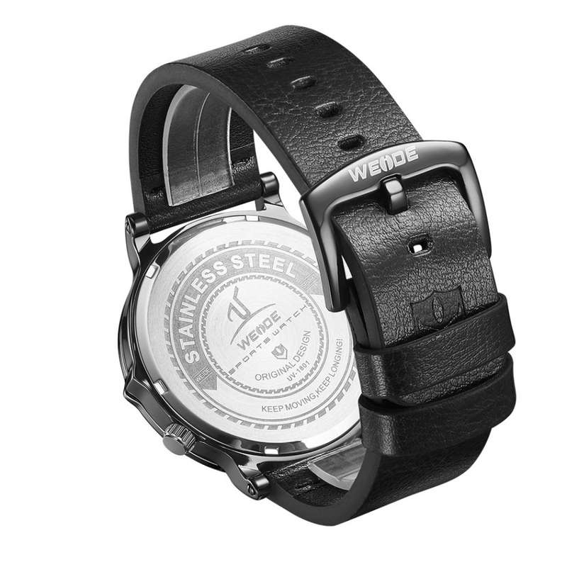 WEIDE Men's Archer Dual Time 46mm Ionic/Red Watch BRAND NEW official SA store