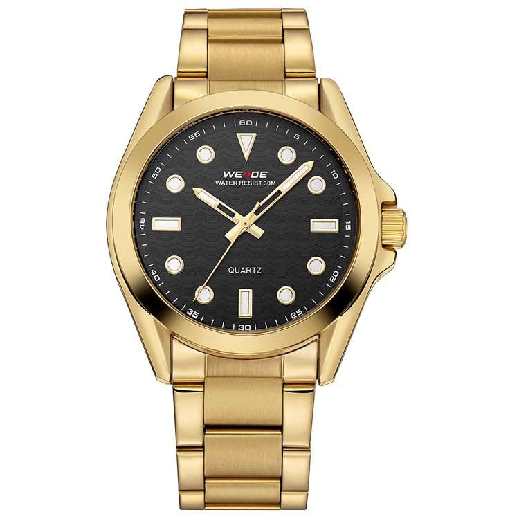 WEIDE **BUILT TOUGH** Men's Classic Quartz 40mm Black Syrup Watch BRAND NEW official SA store