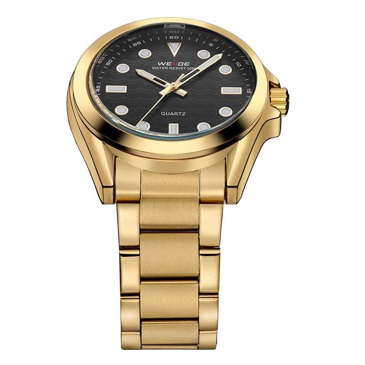 WEIDE **BUILT TOUGH** Men's Classic Quartz 40mm Black Syrup Watch BRAND NEW official SA store