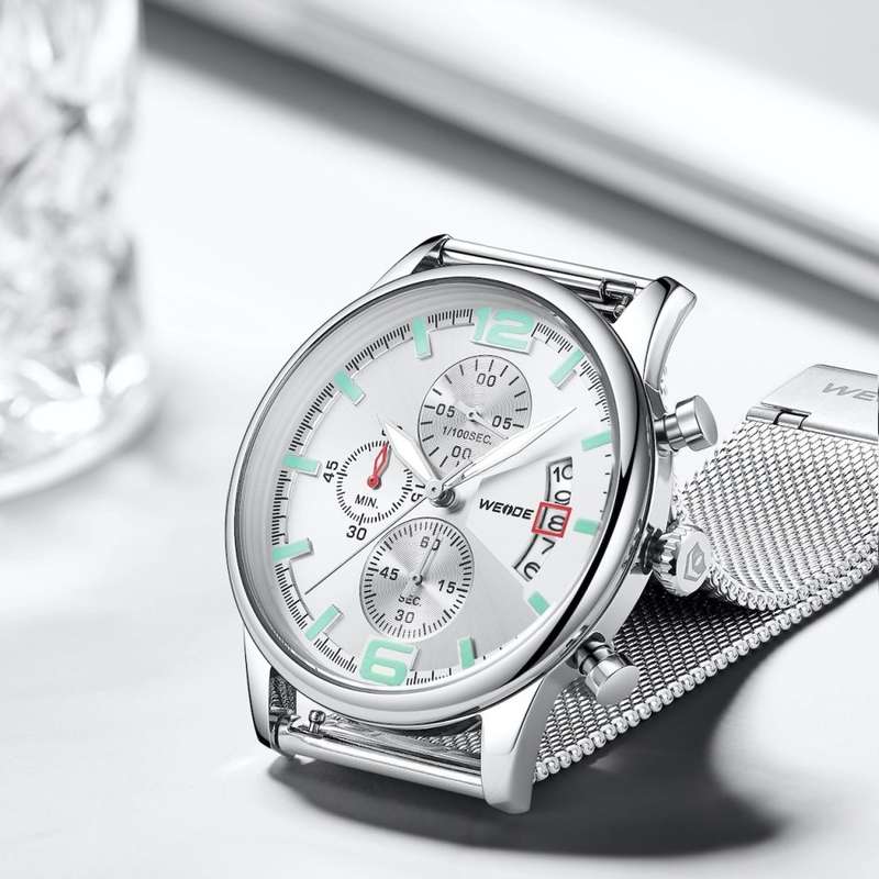 WEIDE Men's Racer Milanese Chronograph Watch BRAND NEW official SA store