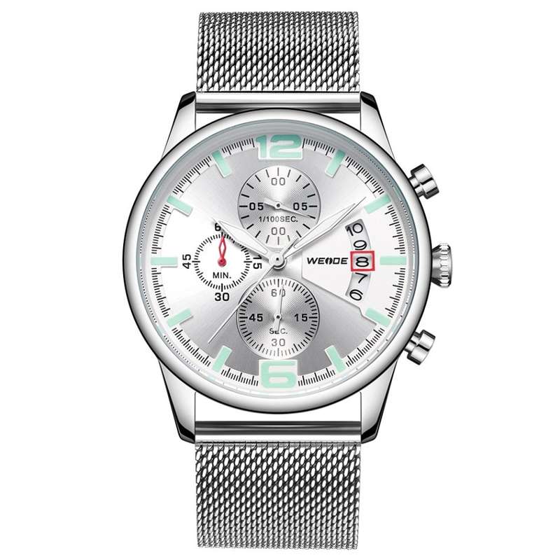 WEIDE Men's Racer Milanese Chronograph Watch BRAND NEW official SA store