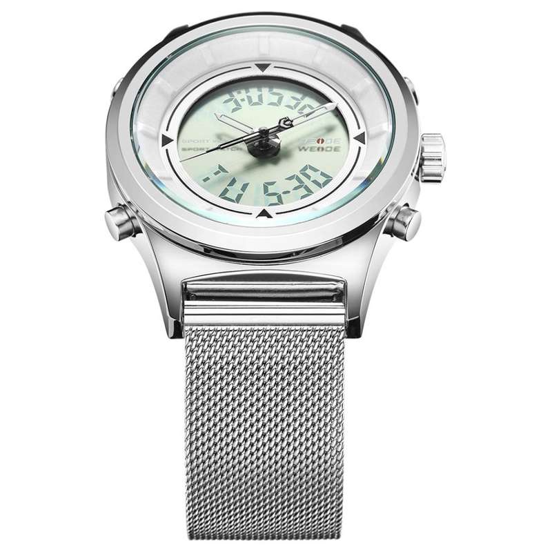 WEIDE Men's Classic Milanese Dual Time Watch BRAND NEW official SA store