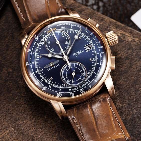 Retail: R8,000.00 ZEPPELIN Germany Men's SPECIAL EDITION Chronograph Watch BRAND NEW