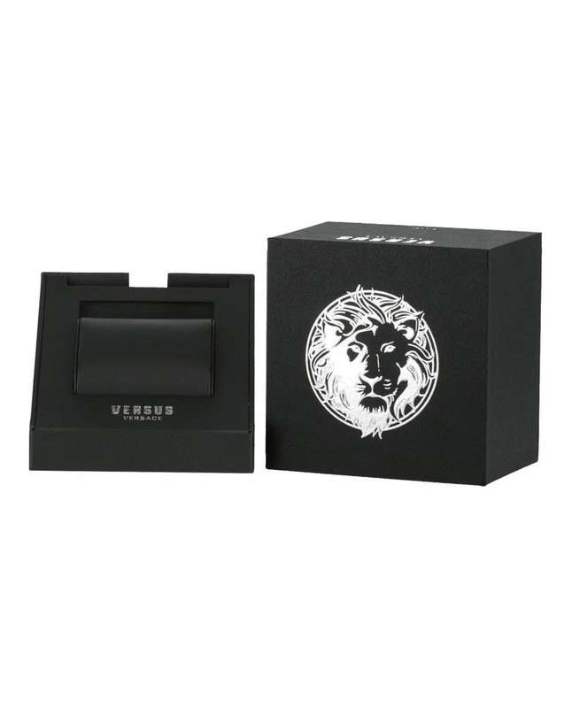 **Retail: R9000.00*** VERSACE Men's Versus Enigma Black Leather Parisan Watch BRAND NEW IN BOX