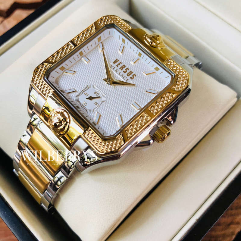 **Retail: R9000.00*** VERSACE Men's Versus Enigma Steel Parisan Watch BRAND NEW IN BOX