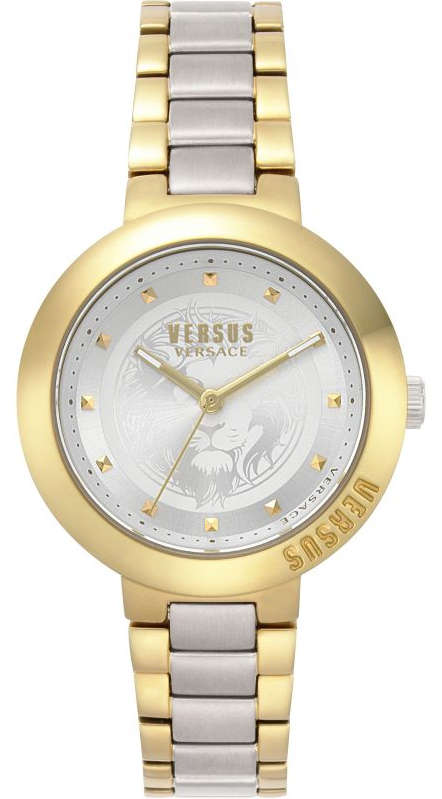 Retail: 8,000.00 VERSACE Women's Versus LION PRIDE Two Toned Watch BRAND NEW IN BOX + PAPERS