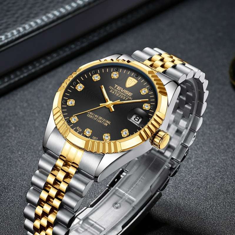 Retail: R2,099.00 TEVISE ® Men's CLASSIC AUTOMATIC CALENDAR Watch BRAND NEW