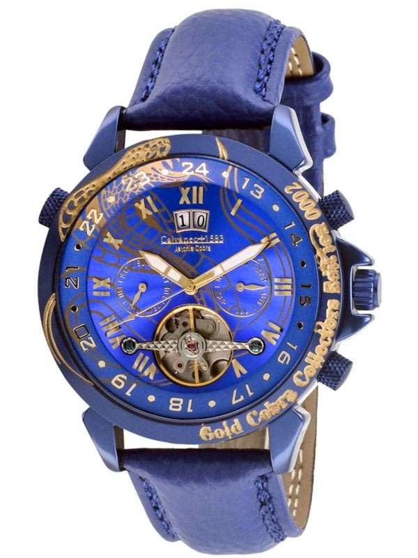 RARE!! R9,999.00 CALVANEO 1583 GERMANY Men's ASTONIA BLUE COBRA AUTOMATIC LIMITED EDITION WATCH