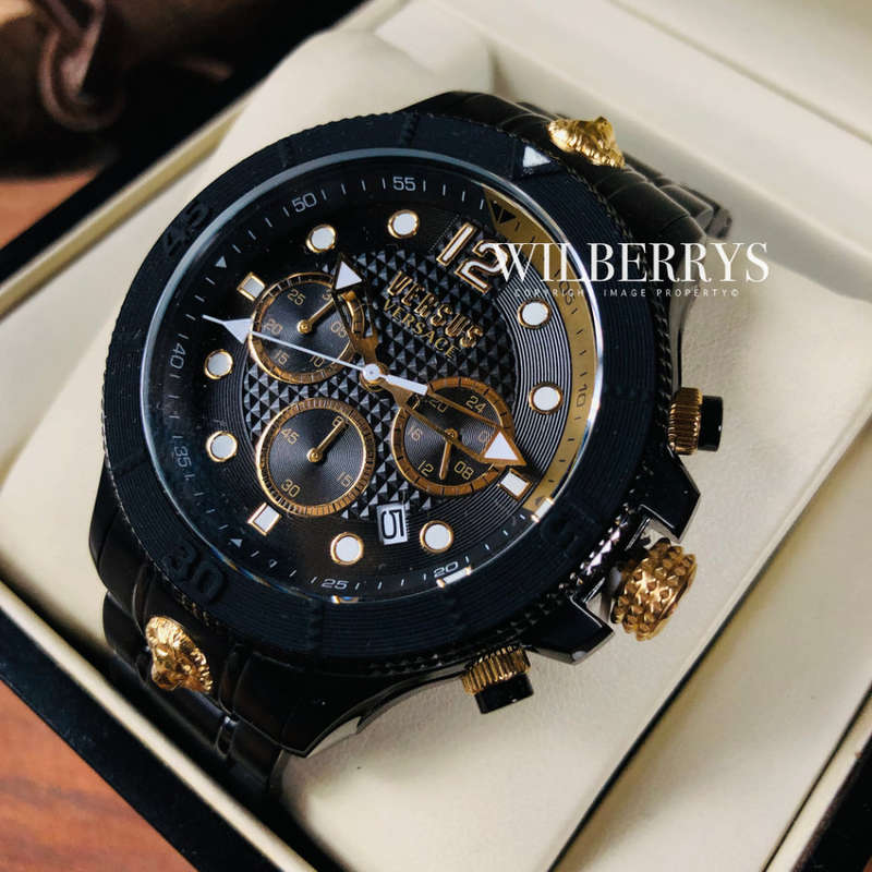 Retail: R9000.00 VERSACE Men's Versus Saint Germain CHRONOGRAPH Watch BRAND NEW