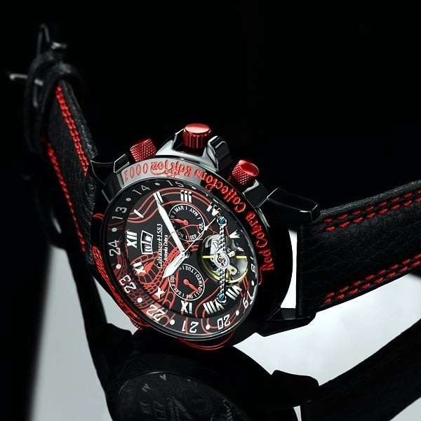 RARE!! R9,999.00 CALVANEO 1583 GERMANY Men's ASTONIA RED COBRA AUTOMATIC LIMITED EDITION WATCH