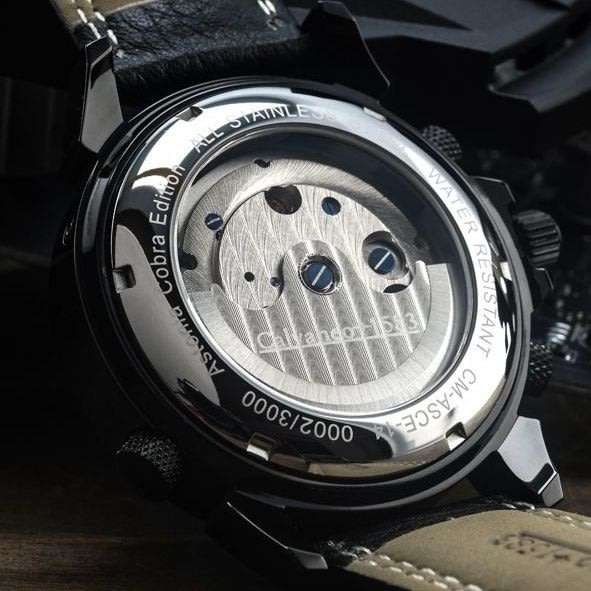 RARE!! R9,999.00 CALVANEO 1583 GERMANY Men's ASTONIA GOLDEN COBRA AUTOMATIC LIMITED EDITION WATCH