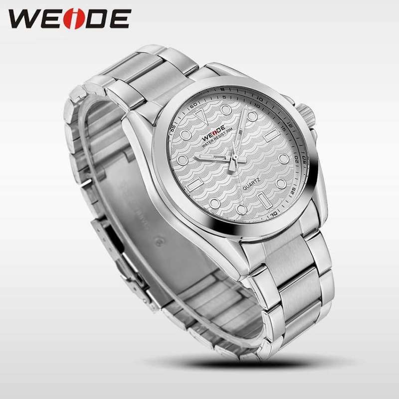 WEIDE Men's Classic Quartz 40mm Black Dial Watch BRAND NEW official SA store