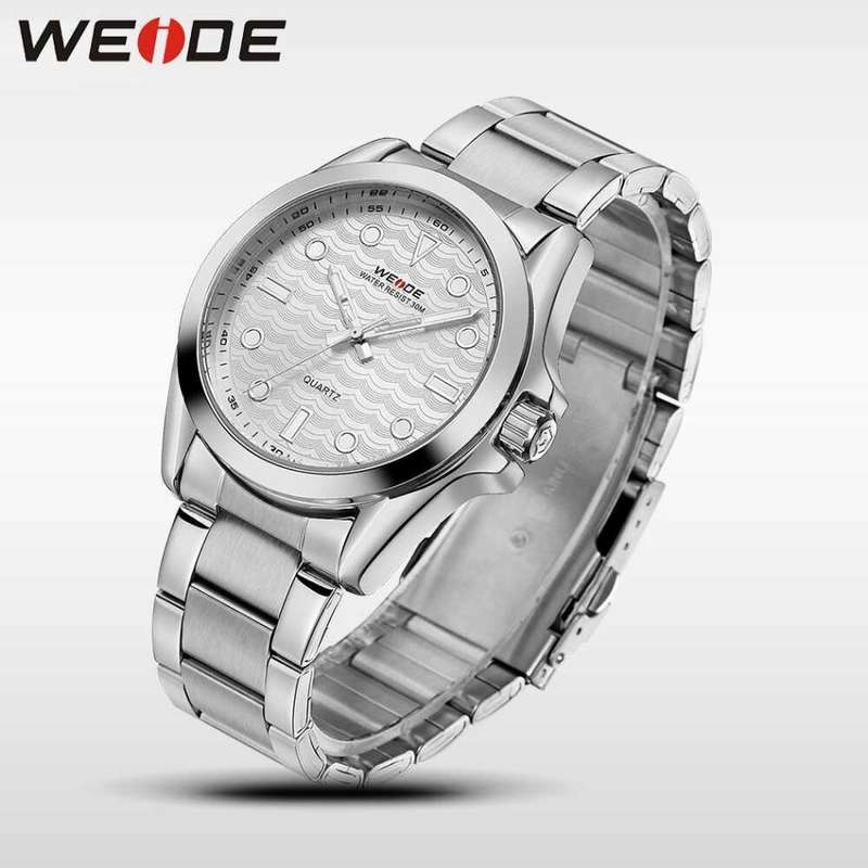 WEIDE Men's Classic Quartz 40mm Black Dial Watch BRAND NEW official SA store