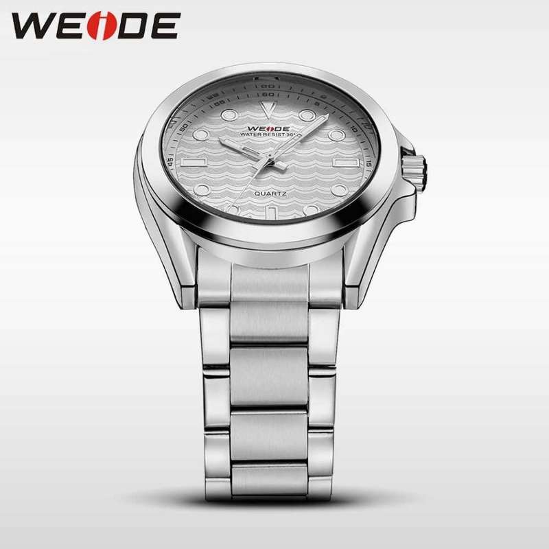 WEIDE Men's Classic Quartz 40mm Black Dial Watch BRAND NEW official SA store