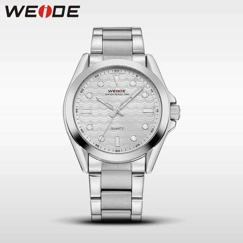 WEIDE Men's Classic Quartz 40mm Black Dial Watch BRAND NEW official SA store