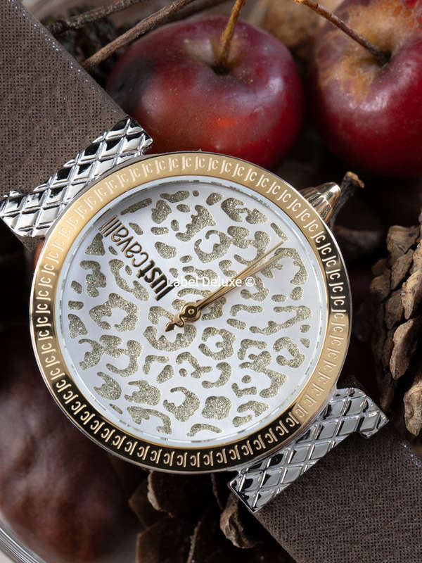 R6999.00 ROBERTO CAVALLI Women's JC Animalistic Leather Watch BRAND NEW IN BOX