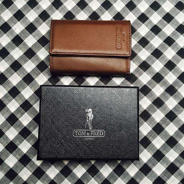 TOM and FRED London® BLACK Freddy 2.0 Genuine Leather Speed Wallet