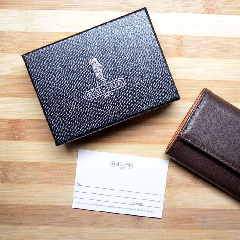 TOM and FRED London® BLACK Freddy 2.0 Genuine Leather Speed Wallet
