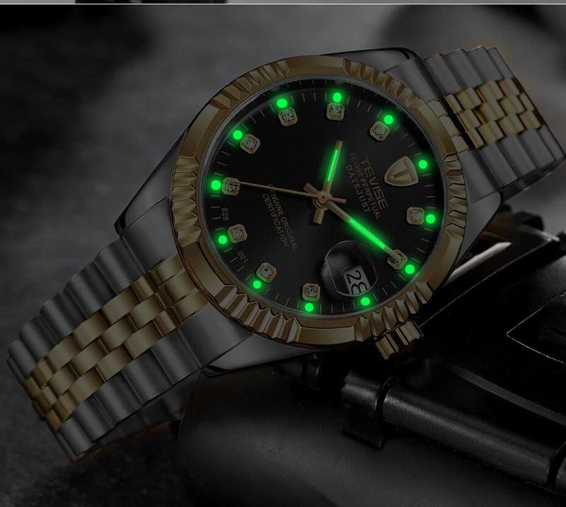 Retail: R2,099.00 TEVISE ® Men's CLASSIC AUTOMATIC CALENDAR Watch BRAND NEW