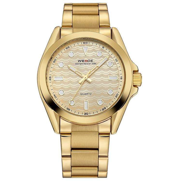 WEIDE Men's Classic Quartz 40mm Gold Edition Syrup Watch BRAND NEW official SA store