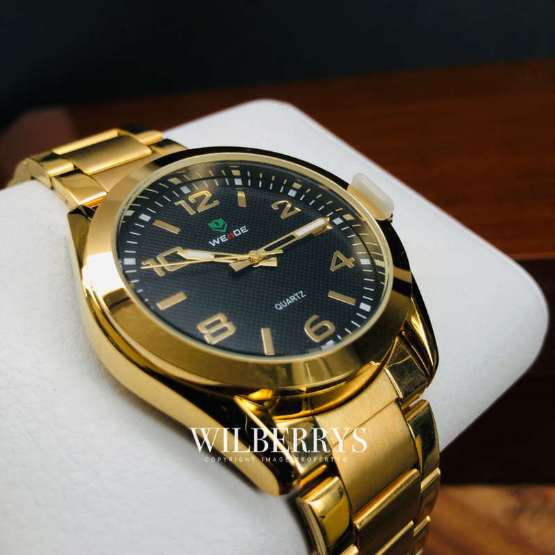 WEIDE Men's Classic Quartz 40mm Gold Edition Syrup Watch BRAND NEW official SA store