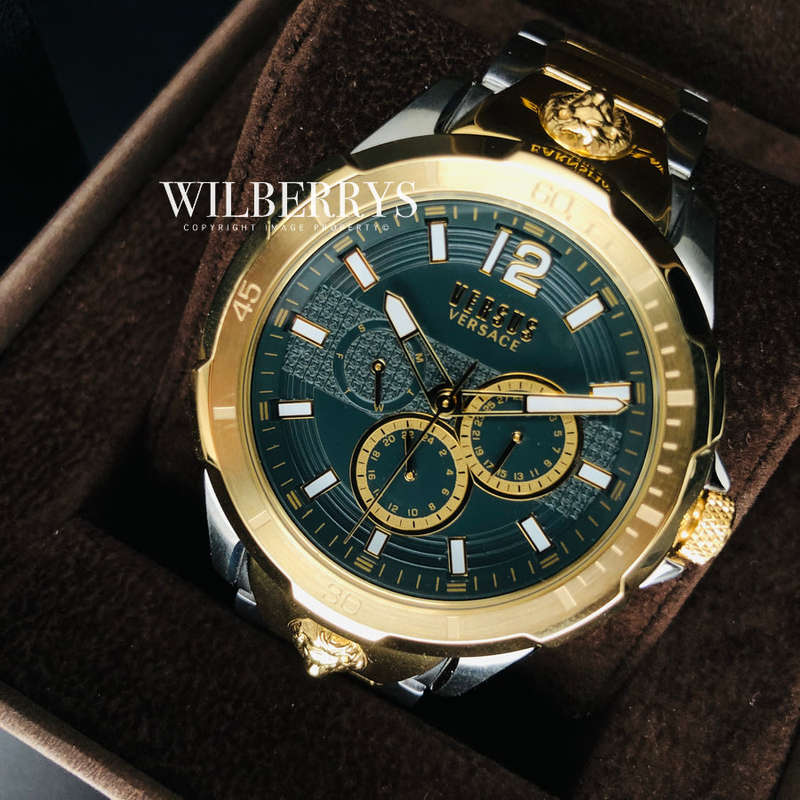 **Retail: R10,000.00*** VERSACE Men's Versus Siant Tropez Two Tone Steel Watch BRAND NEW IN BOX