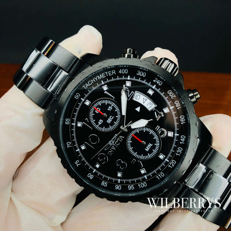 RRP: R7399.00 INVICTA Men's NIGHTHAWK RACER BLACK EDITION CHRONO WATCH BRAND NEW