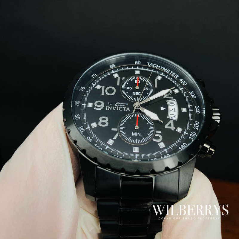 RRP: R7399.00 INVICTA Men's NIGHTHAWK RACER BLACK EDITION CHRONO WATCH BRAND NEW