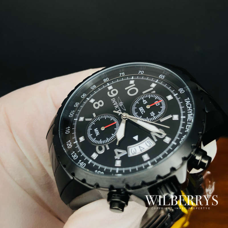 RRP: R7399.00 INVICTA Men's NIGHTHAWK RACER BLACK EDITION CHRONO WATCH BRAND NEW