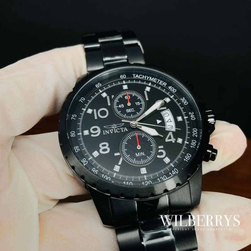 RRP: R7399.00 INVICTA Men's NIGHTHAWK RACER BLACK EDITION CHRONO WATCH BRAND NEW