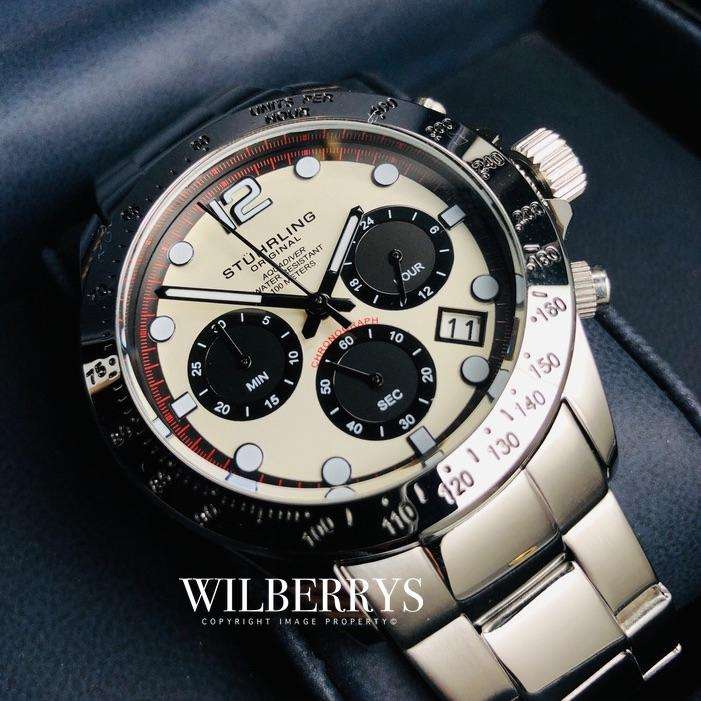 Retail: R9,000.00 Stuhrling Original Men's Westport Le Mans Chronograph Watch BRAND NEW