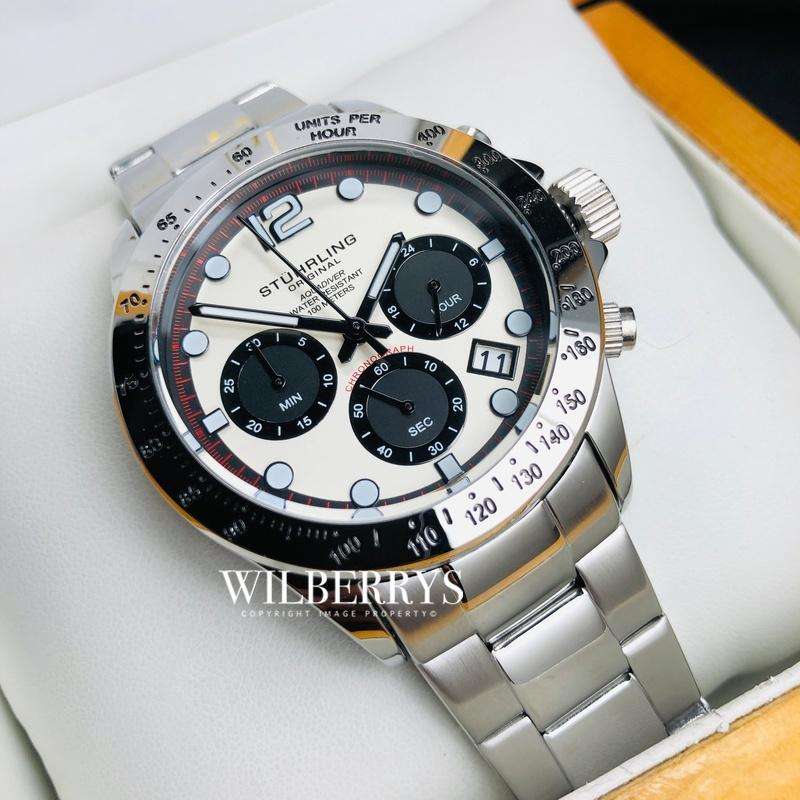 Retail: R9,000.00 Stuhrling Original Men's Westport Le Mans Chronograph Watch BRAND NEW