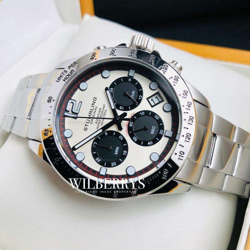 Retail: R9,000.00 Stuhrling Original Men's Westport Le Mans Chronograph Watch BRAND NEW