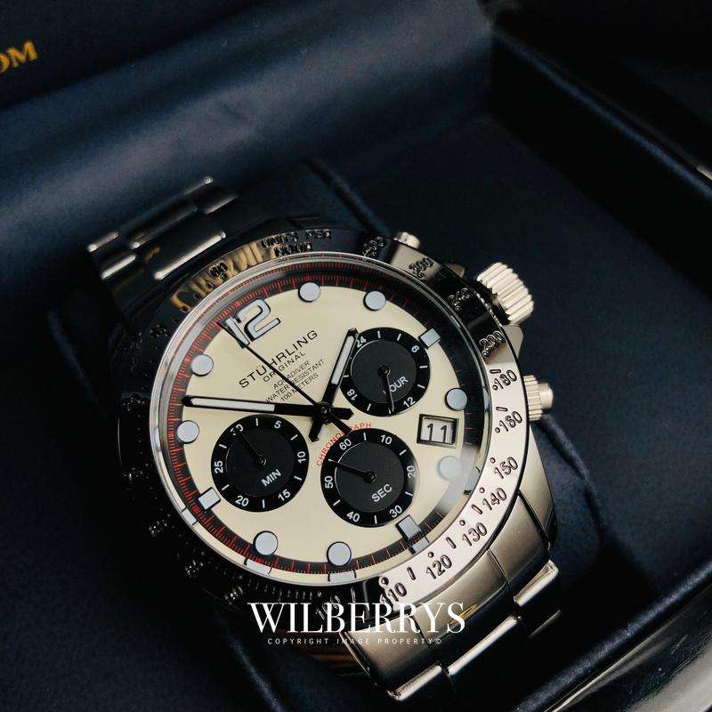 Retail: R9,000.00 Stuhrling Original Men's Westport Le Mans Chronograph Watch BRAND NEW