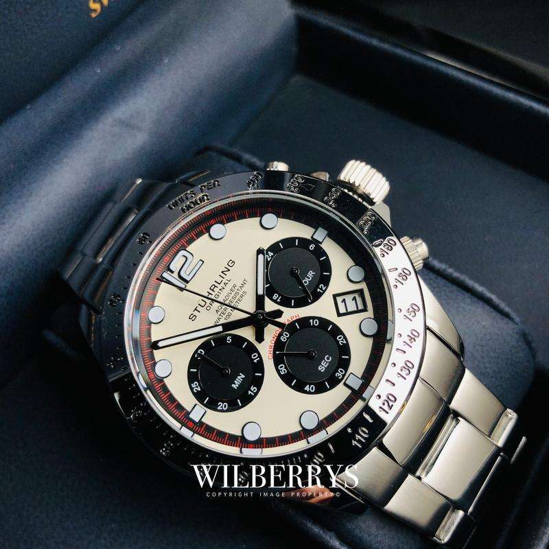 Retail: R9,000.00 Stuhrling Original Men's Westport Le Mans Chronograph Watch BRAND NEW