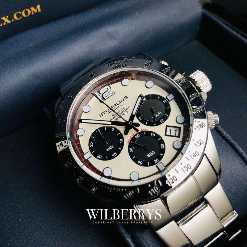 Retail: R9,000.00 Stuhrling Original Men's Westport Le Mans Chronograph Watch BRAND NEW
