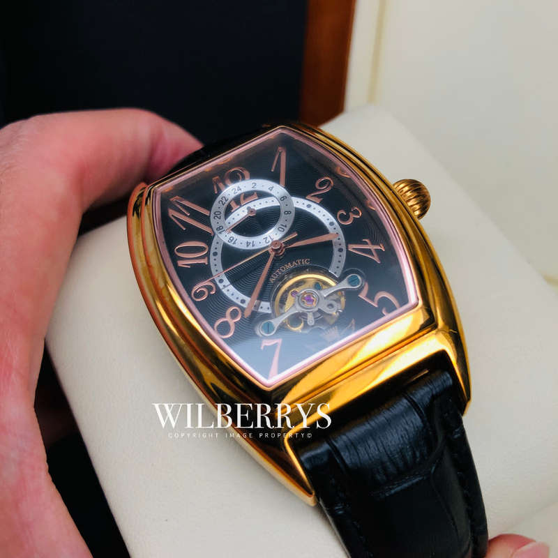 Only 150pcs Ever Made: KOTTE & CO. Germany Men's AUTOMATIC TONNEUX MOONPHASE BRAND NEW